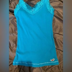Hollister Vibrant Blue Lace Tank